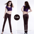 coloured sexy fitting stretch fabric skinny cotton girl jeans